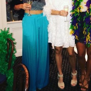 Rag & Bone turquoise silk